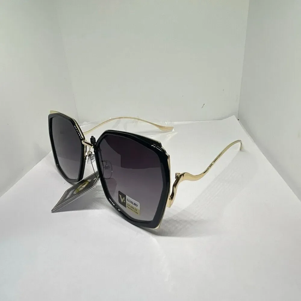VG Luxury Geometric Oversized Fashion Sunglasses UV400 Designer Style New